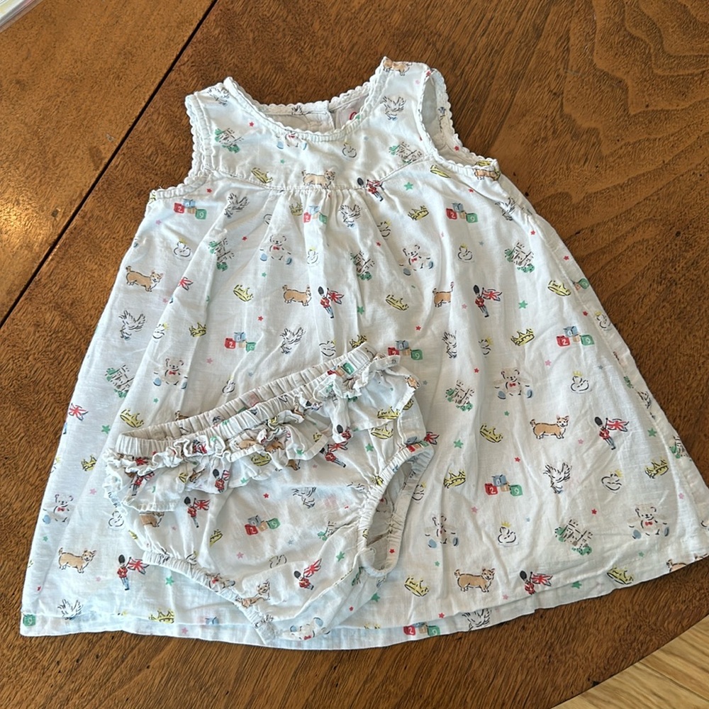 Cath Kids London Baby dress and bloomers